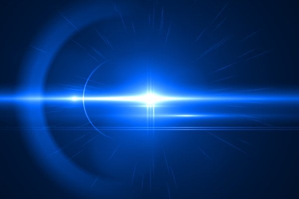 Where is blue light? 1